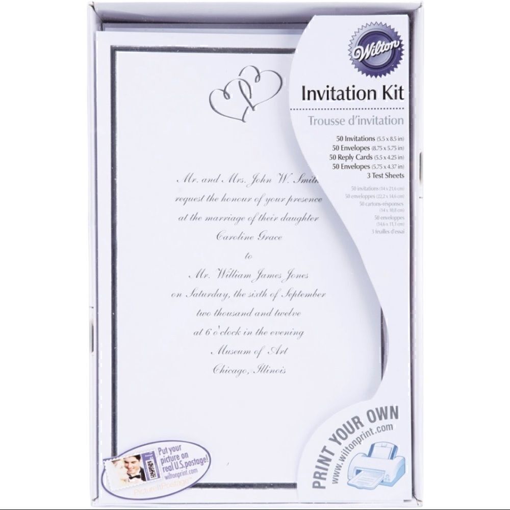 Wilton Print Your Own Invitations Kit!